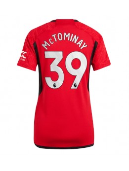 Billige Manchester United Scott McTominay #39 Hjemmedrakt Dame 2023-24 Kortermet